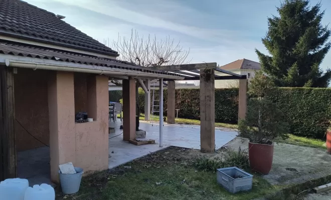 Rénovation d'une pergola sur mesure à Colombes, Voiron, T.P.M. Concept